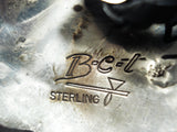 Authentic Important Heavy Vintage Native American Navajo Sterling Silver Bolo Tie Old-Nativo Arts