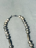 One Of The Most Unique Vintage Native American Navajo Amethyst Sterling Silver Necklace Old-Nativo Arts