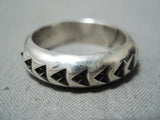 Important Sunny Reeves Native American Navajo Sterling Silver Ring-Nativo Arts