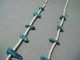 Marvelous Vintage Santo Domingo Turquoise Necklace Native American Old-Nativo Arts