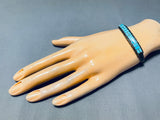 Marvelous Vintage Native American Navajo Turquoise Sterling Silver Bracelet-Nativo Arts