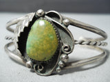Anna Begay Vintage Native American Navajo Royston Turquoise Sterling Silver Bracelet Old-Nativo Arts