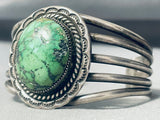 Important Vintage Native American Navajo Damale Turquoise Sterling Silver Bracelet-Nativo Arts