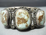 Quality Vintage Native American Navajo Royston Turquoise Sterling Silver Bracelet Old-Nativo Arts