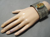 Outstanding Native American Navajo Royston Turquoise Sterling Silver Bracelet-Nativo Arts