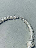 One Of The Best Vintage Native American Navajo Tubule Turquoise Sterling Silver Necklace Old-Nativo Arts