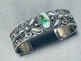 The Best Vintage Native American Navajo Andy Cadman Damale Turquoise Sterling Silver Bracelet-Nativo Arts