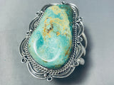 103 Grams Monster Native American Navajo Turquoise Sterling Silver Bracelet-Nativo Arts