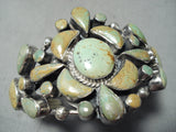 One Of The Best Ever Vintage Native American Navajo Royston Turquoise Sterling Silver Bracelet-Nativo Arts