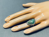 Magnificent Vintage Native American Navajo Royston Turquoise Sterling Silver Ring-Nativo Arts