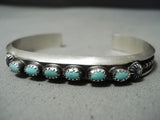 Wonderful Navajo Turquoise Sterling Silver Bracelet Native American-Nativo Arts