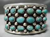 Rare Frank Guerro Vintage Native American Navajo Royston Turquoise Sterling Silver Bracelet-Nativo Arts