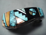 Best Al Yellowhorse Vintage Native American Navajo Spiderweb Turquoise Sterling Silver Bracelet-Nativo Arts
