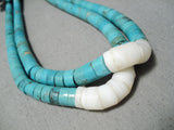 Noteworthy Vintage Navajo Turquoise Necklace Old Native American-Nativo Arts