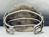 Classic Authentic Vintage Native American Navajo Turquoise Sterling Silver Bracelet-Nativo Arts