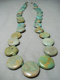 Fantastic Santo Domingo Turquoise Sterling Silver Necklace Native American-Nativo Arts