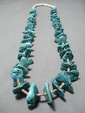 Unforgettable Vintage Navajo Turquoise Necklace Native American Old-Nativo Arts