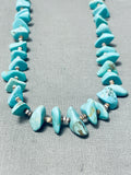 Amazing Vintage Native American Navajo Turquoise Sterling Silver Necklace-Nativo Arts