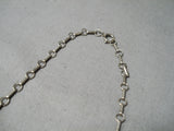 Marvelous Vintage Native American Navajo Denim Lapis Sterling Silver Necklace-Nativo Arts