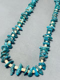 Native American Marvelous Vintage Santo Domingo Turquoise Shell Heishi Necklace-Nativo Arts