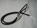 Marvelous Navajo Sterling Silver Bolo Native American-Nativo Arts