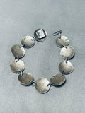 One Of The Most Unique Vintage Native American Navajo Sterling Silver Charm Bracelet-Nativo Arts