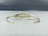 Fabulous Native American Navajo Sleeping Beauty Turquoise Sterling Silver Bracelet-Nativo Arts