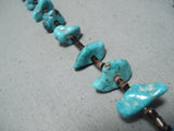 Marvelous Vintage Navajo Turquoise Necklace Native American Old-Nativo Arts