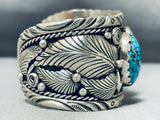 One Of The Best Ever Vintage Native American Navajo Spiderweb Turquoise Sterling Silver Bracelet-Nativo Arts