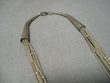 Native American Important Dan Coriz Santo Domingo Sterling Silver Necklace-Nativo Arts
