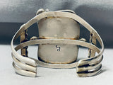 One Of The Best Vintage Native American Navajo Fools Gold Matrix Sterling Silver Bracelet-Nativo Arts