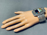 Robby Vandever Vintage Native American Navajo Royston Turquoise Sterling Silver Bracelet-Nativo Arts