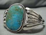Mike Platero Vintage Native American Navajo Royston Turquoise Sterling Silver Bracelet-Nativo Arts