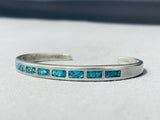 Marvelous Vintage Native American Navajo Turquoise Sterling Silver Bracelet-Nativo Arts