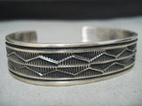 Sunny Reeves Vintage Native American Navajo Sterling Silver Bracelet-Nativo Arts
