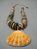 Quality Vintage Santo Domingo Royston Turquoise Native American Necklace-Nativo Arts