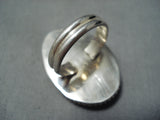 Marvelous Vintage Native American Navajo Royston Turquoise Sterling Silver Ring-Nativo Arts