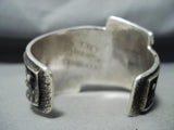Dramatic Navajo Turquoise Sterling Silver Bracelet Native American-Nativo Arts