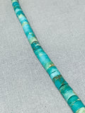 Native American Traditional Vintage Santo Domingo Royston Old Kingman Turquoise Necklace-Nativo Arts
