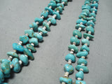 Marvelous Vintage Santo Domingo Royston Turquoise Necklace Native American Old-Nativo Arts