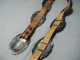 Sammy Keskoli Navajo Sterling Silver Concho Belt Native American-Nativo Arts