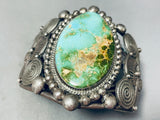 Russ And Sam Best Vintage Native American Navajo Royston Turquoise Sterling Silver Bracelet-Nativo Arts