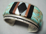 Best Vintage Native American Navajo Charles Loloma Student Turquoise Sterling Silver Bracelet-Nativo Arts