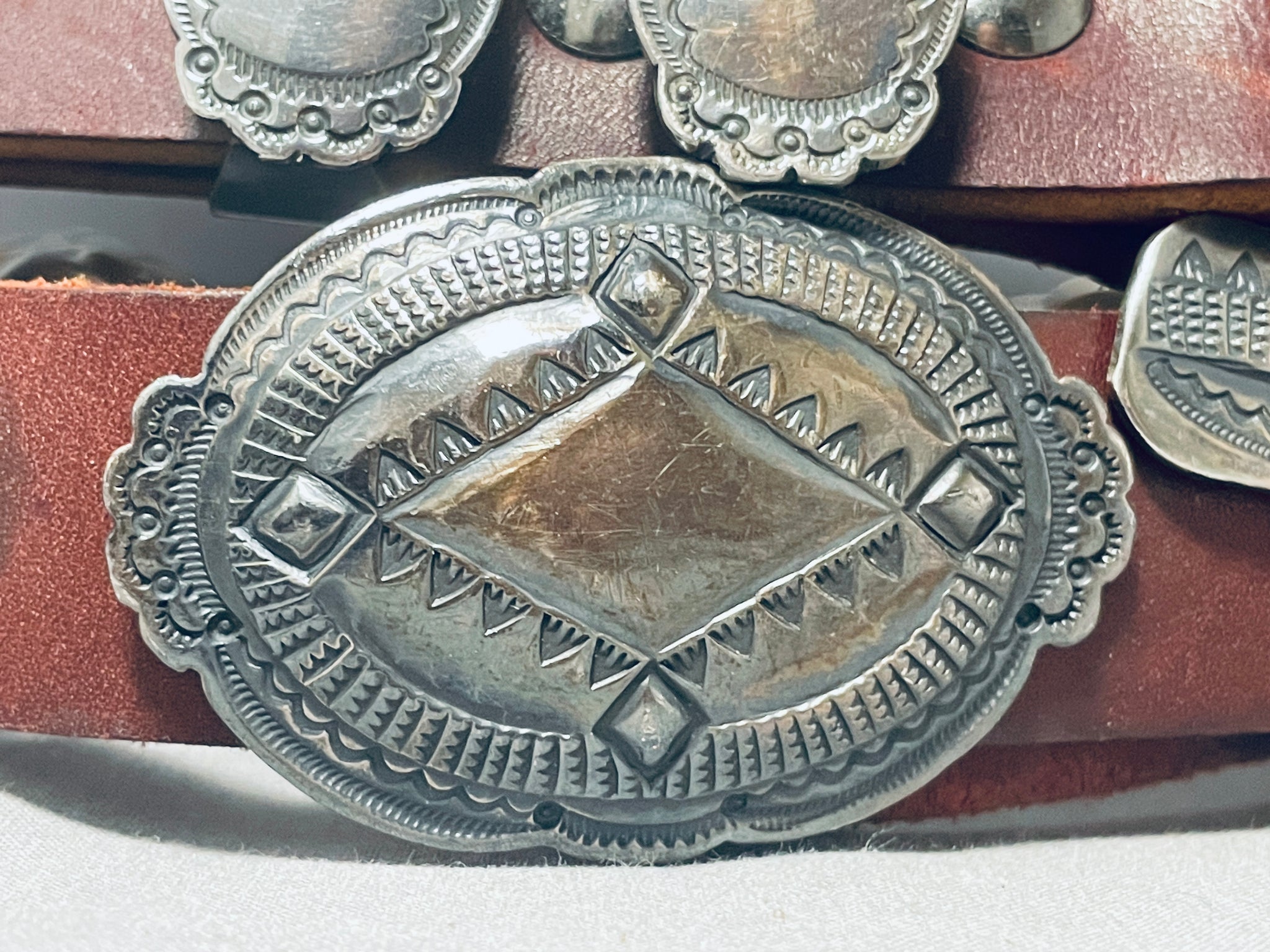 512 Gram Heavy Vintage Native American Navajo Sterling Silver 