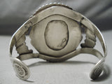 One Of The Best Vintage Native American Navajo Dragon's Breath Opal Sterling Silver Bracelet-Nativo Arts