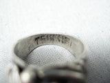 Authentic Vintage Native American Navajo Orville Tsinnie Turquoise Sterling Silver Ring Old-Nativo Arts