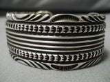 Important Gary Reeves Sterling Silver Navajo Native American Bracelet-Nativo Arts