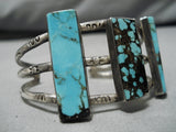 Museum Vintage Native American Navajo Rose Williams Bisbee Turquoise Sterling Silver Bracelet-Nativo Arts