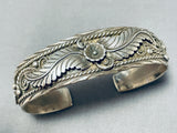 Amazing Sue Calabaza Vintage Native American Navajo Sterling Silver Bracelet-Nativo Arts