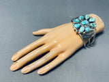 Dynamic Native American Navajo Royston Turquoise Sterling Silver Bracelet-Nativo Arts